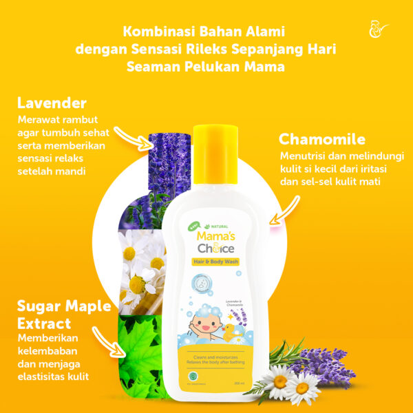 Mama's Choice Baby Hair and Body Wash, sabun mandi dan shampo bayi 2in1