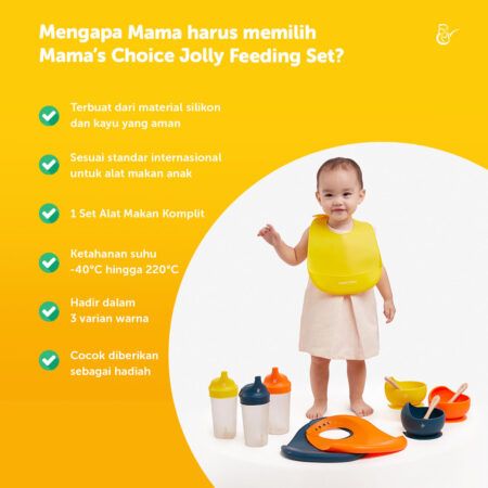 Mama’s Choice silicone BPA free alat makan bayi