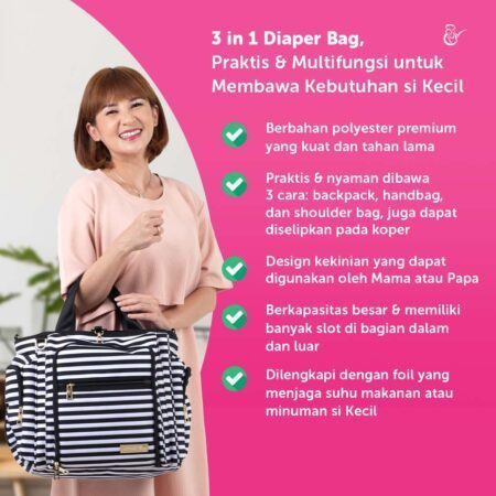 diaper bag bayi 3 in 1 terbaik Mama’s Choice