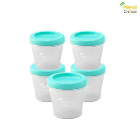 Variant Cyan | Tempat Makan Bayi - Baby Food Container MPASI Mama's Choice (Wadah MPASI Tahan Panas dan Dingin, BPA FREE, Food Grade)