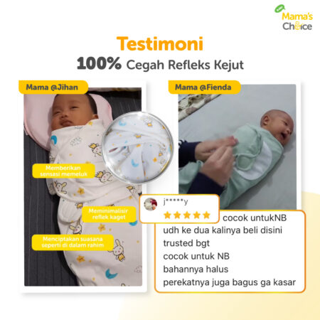 Testimoni | Bedong Bayi Instan | Mama's Choice Baby Womby Instant Swaddle